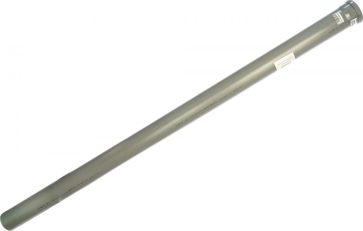 Труба канализационная Политрон ST500093W 110/2000 (штанга 2 метра) УТ ...