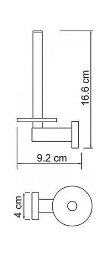 Держатель для туалетной бумаги WasserKraft Lippe 6597, хром
