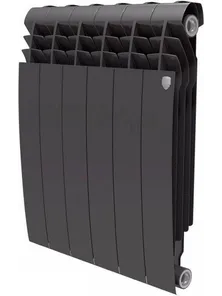 Радиатор биметаллический Royal Thermo BiLiner 500 6 секций, noir sable