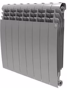 Радиатор биметаллический Royal Thermo Biliner, Silver Satin  500, 8 секций