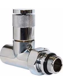 Вентиль ручной регулировки прямой, Royal Thermo PIANO, 1/2", хром