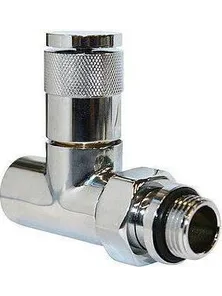 Вентиль ручной регулировки прямой, Royal Thermo PIANO, 1/2", хром