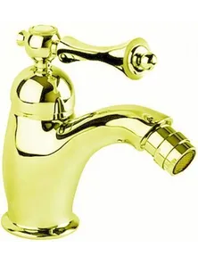 Смеситель на биде Cezares MARGOT, MARGOT-BSM1-03/24-M, однорычажный c донным клапаном золото