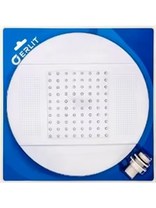 Душ верхний Erlit БЛИСТЕР, 911088101, 250 мм с подсветкой белый