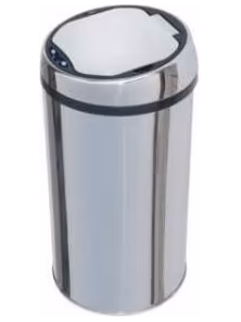 Ведро BISK ZYS-09L, хром сенсор, с внутренним контейнером, 9л