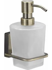 Дозатор жидкого мыла WasserKraft Exter, 5299, навесной, светлая бронза