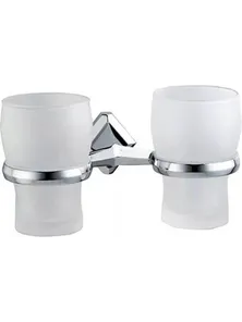 Подстаканник WasserKraft Aller 1128D, двойной, хром