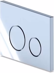 Клавиша для системы скрытой установки унитаза АниПласт WP1310, глянцевый, хром, круглая