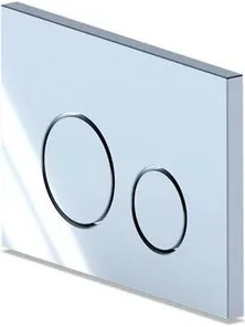 Клавиша для системы скрытой установки унитаза АниПласт WP1310, глянцевый, хром, круглая