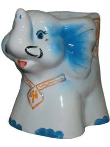 Стакан под зубные щетки "Слон", фарфор, Киров