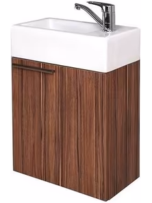 Тумба-умывальник подвесная "Эклипс" эбони темный, 1A172701EK560, Акватон