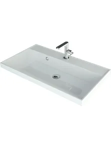 Раковина Andrea Classic 800, литьевой мрамор