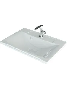 Раковина Andrea Elen 650, литьевой мрамор