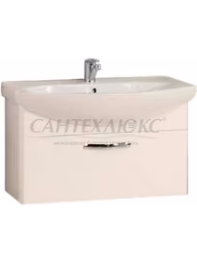 Тумба-умывальник "Ария 80", белая, 1417-1, 1A141701AA010, Акватон