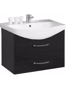 Тумба-умывальник "Ария 65 М" темно-коричневый, 1233-1.103, 1A123301AA430, Акватон