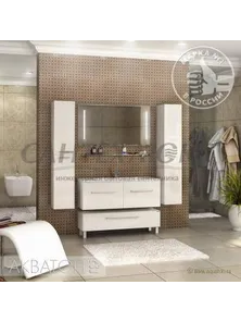 Тумба-умывальник Мадрид 120 М 2 ящ., 1A170301MA010, Акватон