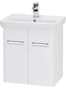 Тумба для комплекта Dreja Door 60 белый глянец