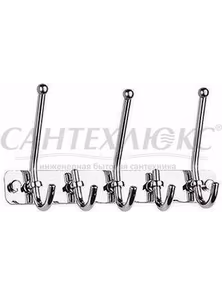 Планка с 5ю крючками, L201- 5, Ledeme