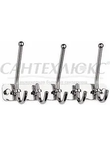 Планка с 5ю крючками, L201- 5, Ledeme