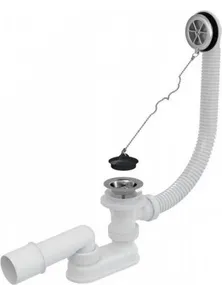 Сифон для ванны, хромированный, A501, Alcaplast