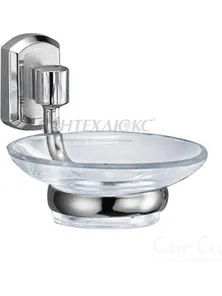 Мыльница (стекло) Oder, хром, K-3029, WasserKRAFT