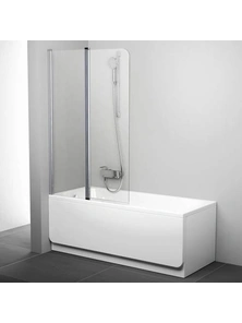 Шторка на ванну Ravak CVS2-100 L Transparent, профиль блестящий