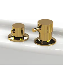 Смеситель для раковины "Бриз" (gold), RADOMIR