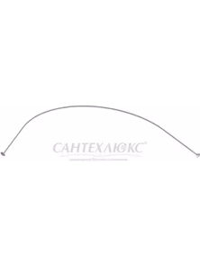 Карниз Chrome для шторки на ванну "Фиеста", RADOMIR