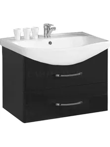 Тумба-умывальник "Ария 65 М" темно-коричневый, 1233-1.103, 1A123301AA430, Акватон