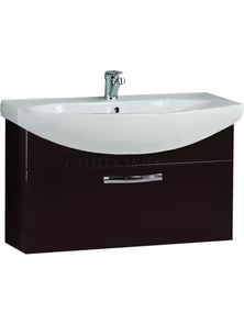 Тумба-умывальник "Ария 80" темно-коричневая, 1A141701AA430, Акватон
