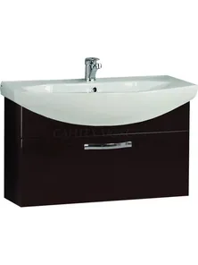Тумба-умывальник "Ария 80" темно-коричневая, 1A141701AA430, Акватон