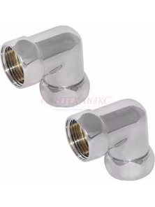 Американка угловая для полотенцесушителей 1"-1", гайка-гайка (пара), ДВИН