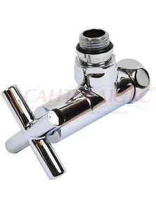 Кран угловой 3/4" Х1/2" (пара), гайка-штуцер, ДВИН