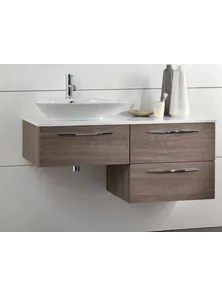 Столешница из искусственного мрамора, 100x45, 11009-50-CL.M5, Spaccato Bianco, Cezares