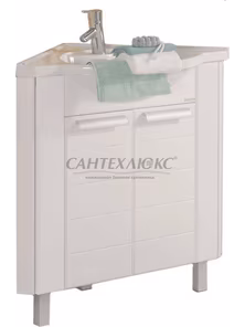 Тумба-умывальник "АЛЬТАИР 62" угловой, 1A042601AR010, Акватон