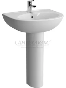 Раковина Zentrum 60 см, цвет белый, 5786B003-0001, Vitra