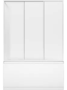 Шторка для ванн "Ахин", "Мальта", "Атланта", "Нептун" 1700 (3 створки, стекло), BAS