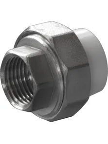 Муфта разъёмная внутренняя резьба 20*1/2" белый, 9801002012, Политэк