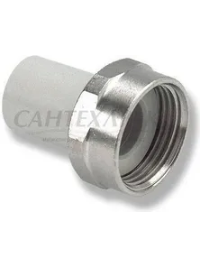 Штуцер пластмассовый с накидной гайкой, 32*5/4", SHM03240XX, Ekoplastik