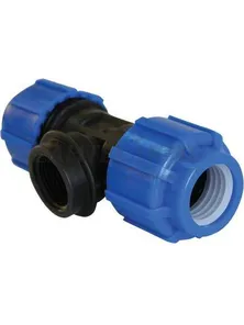 Тройник 25*3/4" *25 вн.р. (ПНД), 52253425, Политэк
