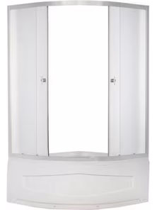 Душевой уголок ERLIT Comfort, ER0509T-C3, матовое стекло, 90*90*195