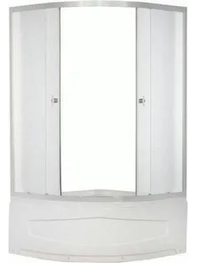 Душевой уголок ERLIT Comfort, ER0509T-C3, матовое стекло, 90*90*195