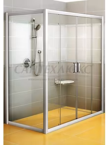 Душевая дверь NRDP4-200 сатин+грейп Rapier, 0ONK0U00ZG RAVAK