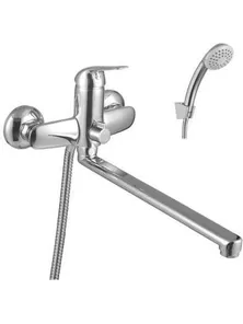 Смеситель Lemark Plus Advance LM1251C универсальный с плоским изливом, с аксессуарами, хром