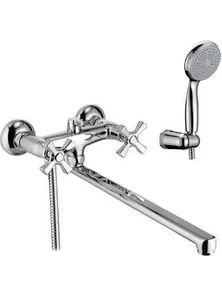 Смеситель Lemark Benefit LM2512C универсальный с плоским изливом