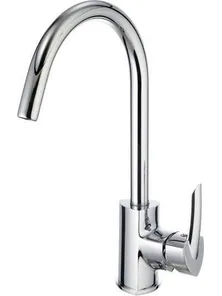Смеситель Lemark Mars LM3505C для кухни с высоким поворотным изливом, хром