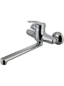 Смеситель Lemark Luna LM4111C для кухни с плоским изливом, настенный, хром