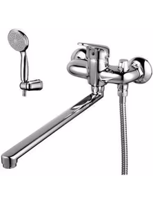 Смеситель Lemark Luna LM4117C универсальный с плоским изливом