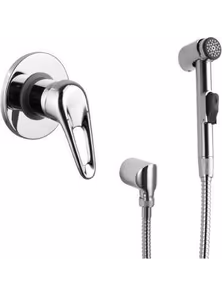 Смеситель Lemark Luna LM4119C с гигиеническим душем, встраиваемый, хром