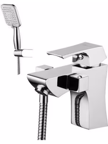 Смеситель Lemark Unit LM4515C на борт ванны, с коротким изливом, хром